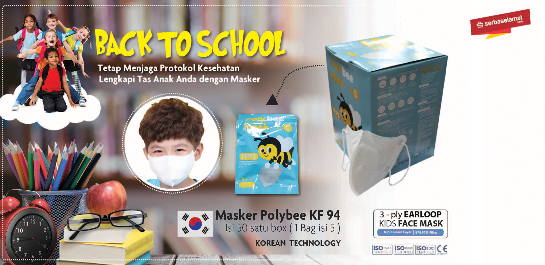 REKOMENDASI MASKER UNTUK ANAK